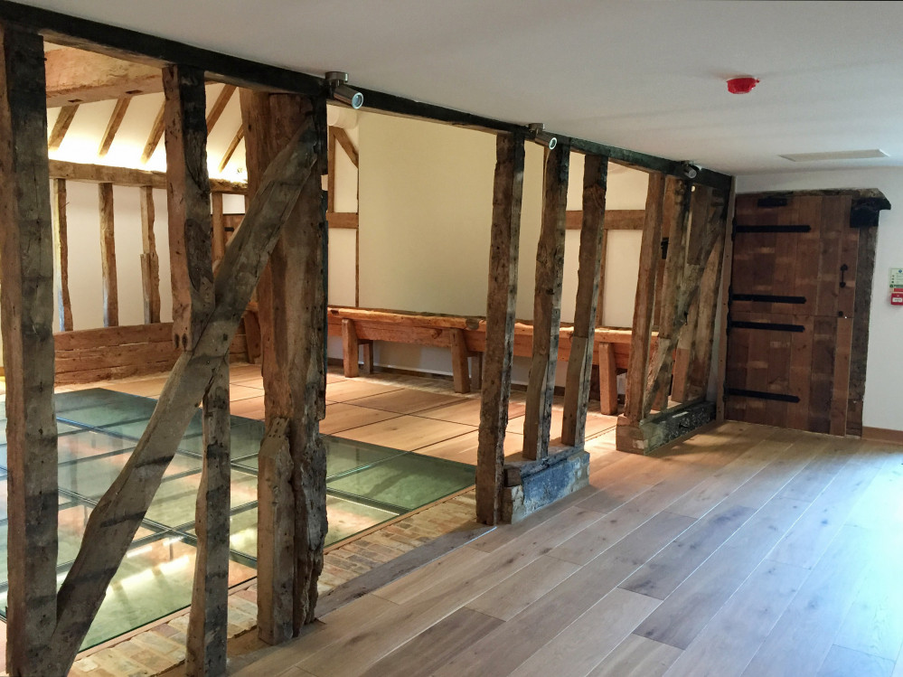 Heritage Barn Conversion for wedding venue with glass floor