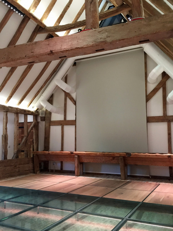 Heritage Barn Conversion for wedding venue with glass floor